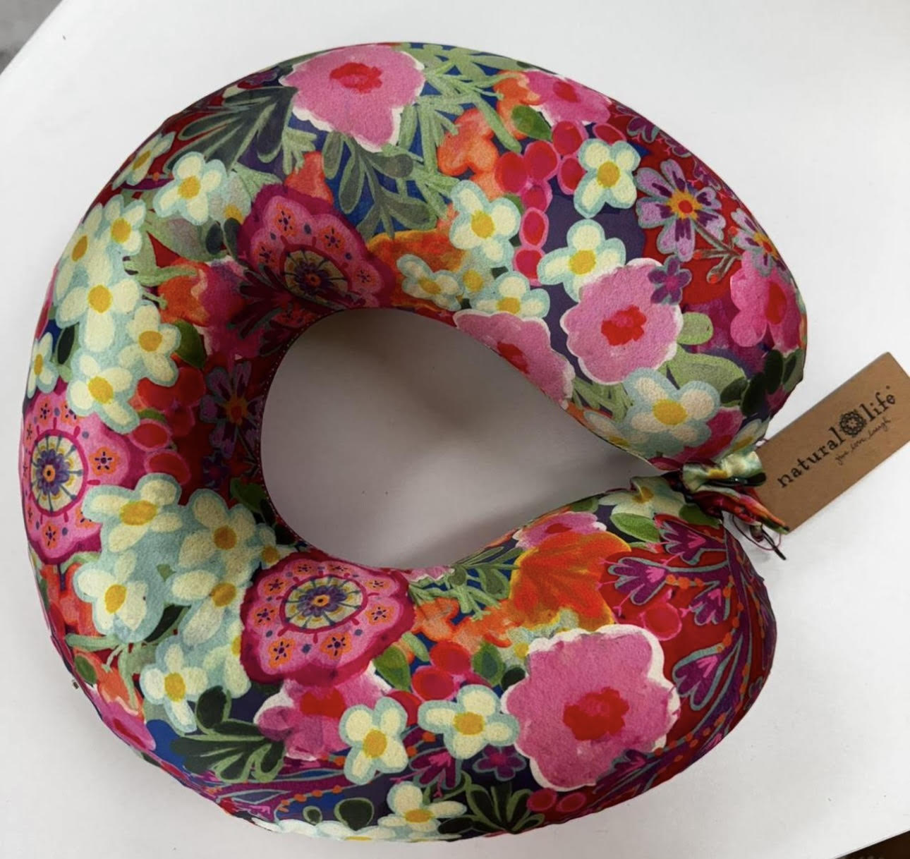 Natural Life Satin Neck Pillow