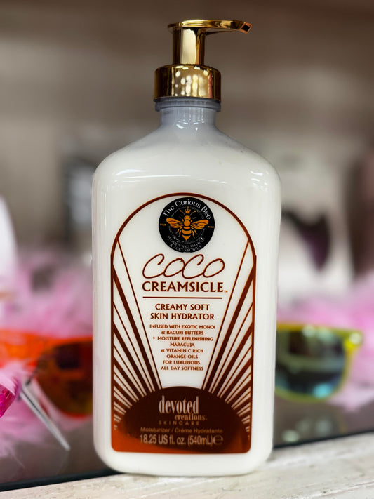 Curious Bee Coco Creamsicle Lotion by Devoted