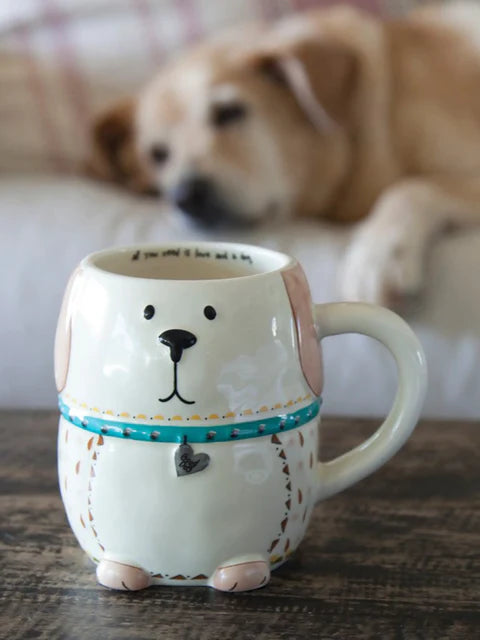 Natural Life Lucky The Dog Mug
